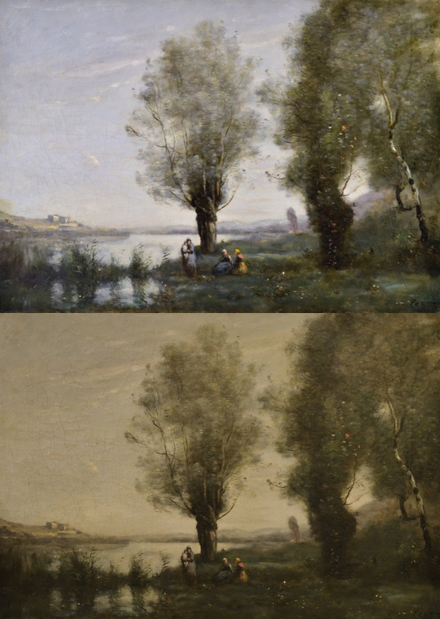 Femmes au bord de l'eau