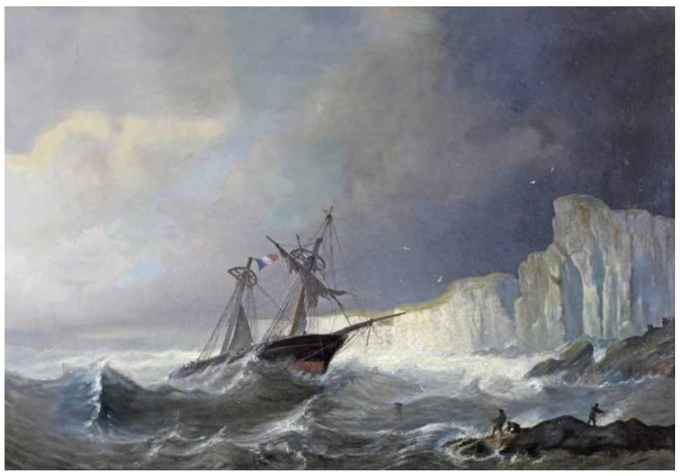 Bateau dans la tempête