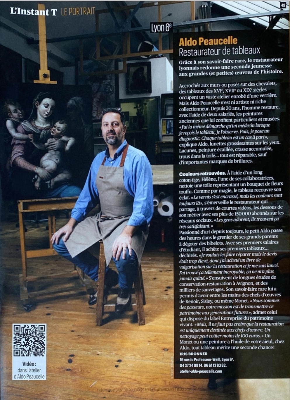 Article La Tribune de Lyon
